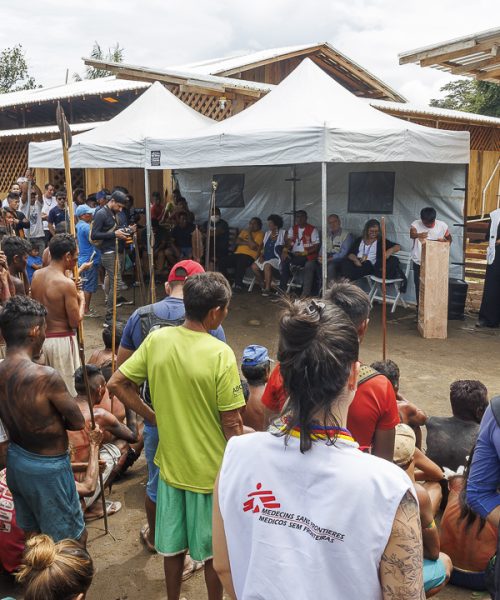 Nova instalação para atendimento médico na Terra Indígena Yanomami é inaugurada com apoio de Médicos Sem Fronteiras