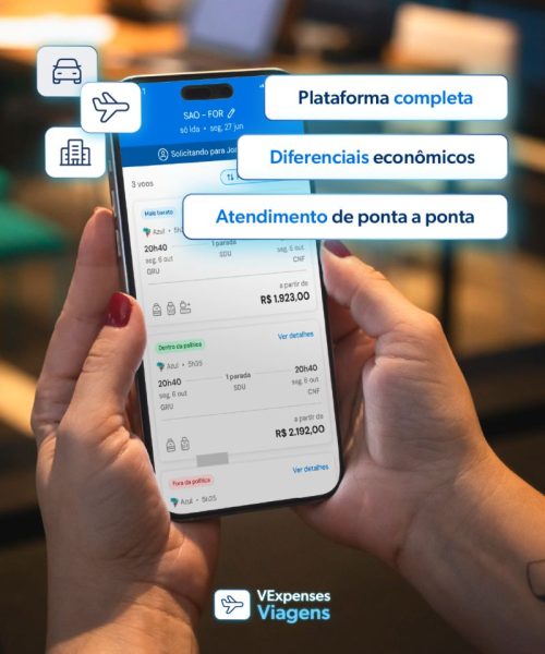 VExpenses lança serviço de viagens corporativas