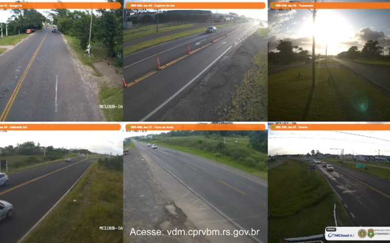 Transmissão ao vivo: atualização do trânsito na FreeWay e ERS-040 para esta segunda-feira.