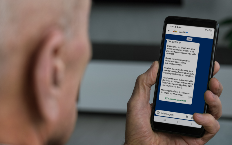 INSS inicia notificações via WhatsApp para atualização de dados de beneficiários