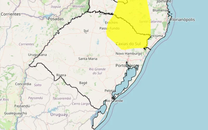 Temperaturas baixas seguem no RS na terça-feira (12) com possibilidade de geadas