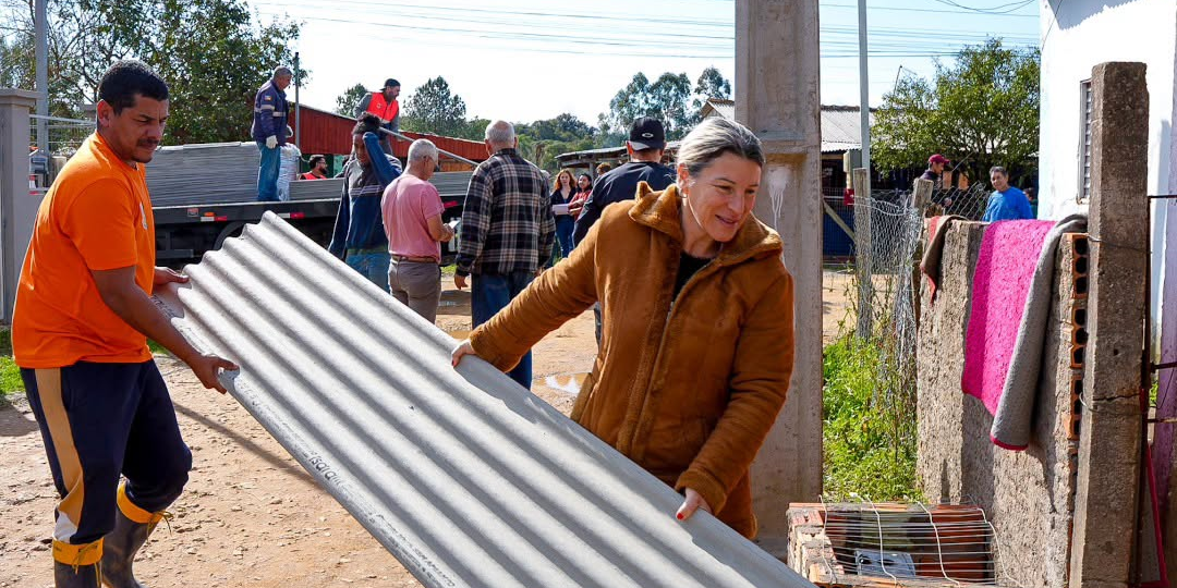 Eldorado do Sul interrompe atividades escolares em áreas afetadas por forte tempestade