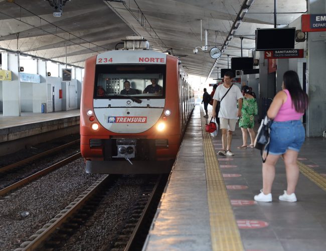 Obras de revitalização impactam funcionamento da Trensurb durante o fim de semana